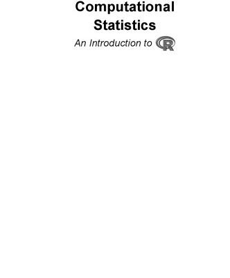 خرید و دانلود نسخه کامل کتاب Computational statistics : an introduction to R