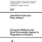 خرید و دانلود نسخه کامل کتاب Computer Methods and Borel Summability Applied to Feigenbaum’s Equation