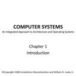 خرید و دانلود نسخه کامل کتاب Computer Systems: An Integrated Approach to Architecture and Operating Systems: Lecture Slides