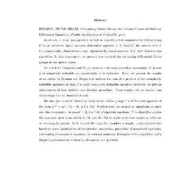 خرید و دانلود نسخه کامل کتاب Computing Galois groups of certain ODEs (phd thesis)