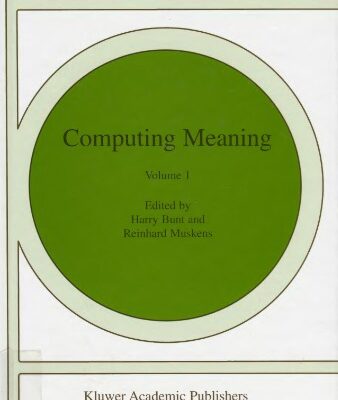 خرید و دانلود نسخه کامل کتاب Computing meaning, vol.1