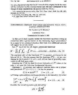 خرید و دانلود نسخه کامل کتاب Concerning Certain Solvable Equations with Functional Derivatives