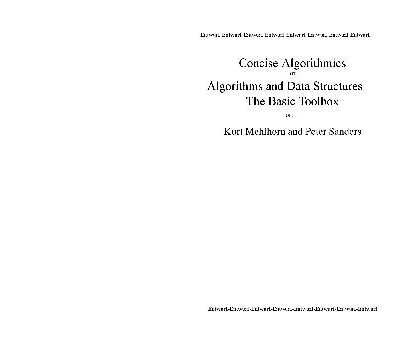 خرید و دانلود نسخه کامل کتاب Concise Algorithmics: The Basic Toolbox