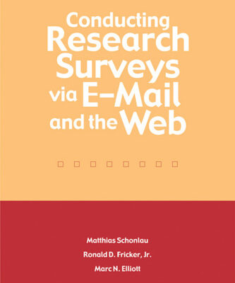 خرید و دانلود نسخه کامل کتاب Conducting Research Surveys Via E-Mail and The Web