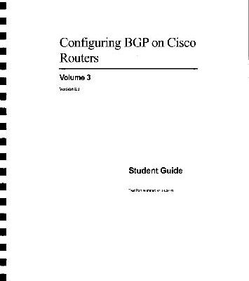 خرید و دانلود نسخه کامل کتاب Configuring BGP on Cisco Routers