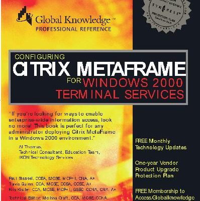 خرید و دانلود نسخه کامل کتاب Configuring Citrix Metaframe for Windows 2000 Terminal Services