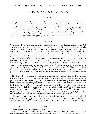 خرید و دانلود نسخه کامل کتاب Constructing infinitely many smooth structures on small 4-manifolds