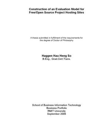 خرید و دانلود نسخه کامل کتاب Construction of an Evaluation Model for Free/Open Source Project Hosting Sites