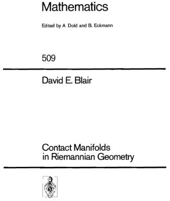 خرید و دانلود نسخه کامل کتاب Contact Manifolds in Riemannian Geometry