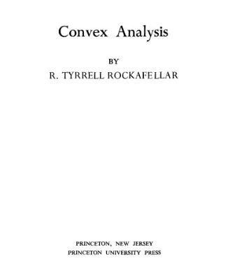 خرید و دانلود نسخه کامل کتاب Convex analysis