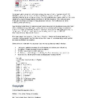 خرید و دانلود نسخه کامل کتاب Core Java 2. Advanced Features