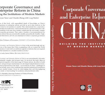 خرید و دانلود نسخه کامل کتاب Corporate Governance and Enterprise Reform in China: Building the Institutions of Modern Markets (International Finance Corporation Publication)