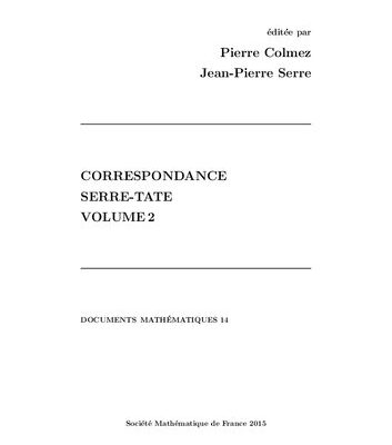 خرید و دانلود نسخه کامل کتاب Correspondance Serre-Tate