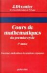 خرید و دانلود نسخه کامل کتاب Cours de mathématiques du premier cycle, Première année
