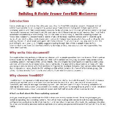خرید و دانلود نسخه کامل کتاب Creating a Stable Secure FreeBSD Mailserver