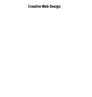 خرید و دانلود نسخه کامل کتاب Creative Web Design: Tips and Tricks Step by Step