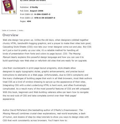 خرید و دانلود نسخه کامل کتاب CSS: The Missing Manual