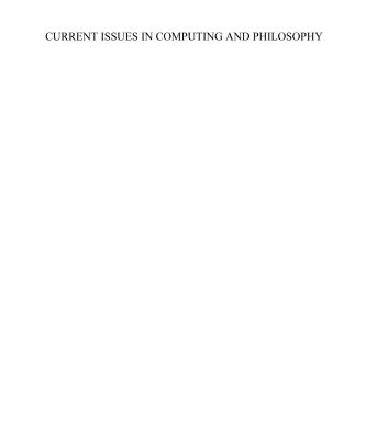 خرید و دانلود نسخه کامل کتاب Current Issues in Computing and Philosophy