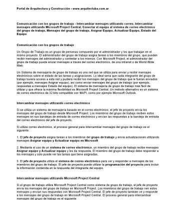 خرید و دانلود نسخه کامل کتاب Curso de Microsoft Project Gratis: Comunicación con los grupos de trabajo