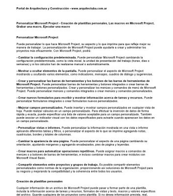 خرید و دانلود نسخه کامل کتاب Curso de Microsoft Project Gratis: Personalizar Microsoft Project