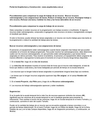 خرید و دانلود نسخه کامل کتاب Curso de Microsoft Project Gratis: Procedimientos para compensar la carga de trabajo de un recurso