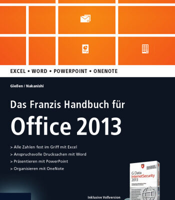 خرید و دانلود نسخه کامل کتاب Das Franzis Handbuch für Office 2013, m. CD-ROM