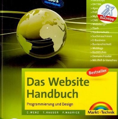 خرید و دانلود نسخه کامل کتاب Das Website Handbuch: Programmierung und Design