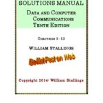 خرید و دانلود نسخه کامل کتاب Data and Computer Communications, 10th Edition, Solutions Manual