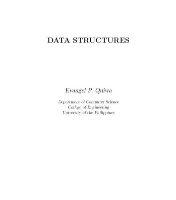 خرید و دانلود نسخه کامل کتاب Data Structures