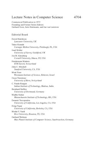 خرید و دانلود نسخه کامل کتاب Database and XMLTechnologies: 5th International XML Database Symposium, XSym 2007, Vienna, Austria, September 23-24, 2007. Proceedings_686e63ed3b8d1.jpeg خرید و دانلود نسخه کامل کتاب Database and XMLTechnologies: 5th International XML Database Symposium, XSym 2007, Vienna, Austria, September 23-24, 2007. Proceedings