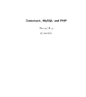 خرید و دانلود نسخه کامل کتاب Datenbank, MySQL und PHP