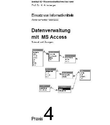 خرید و دانلود نسخه کامل کتاب Datenverwaltung mit MS Access