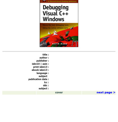 خرید و دانلود نسخه کامل کتاب Debugging Visual C++ Windows