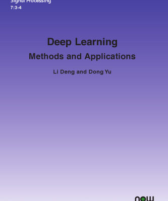 خرید و دانلود نسخه کامل کتاب Deep Learning: Methods and Applications