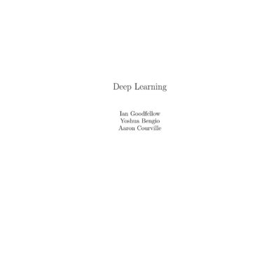 خرید و دانلود نسخه کامل کتاب Deep Learning [pre-pub version]