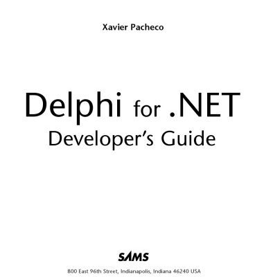 خرید و دانلود نسخه کامل کتاب Delphi for .NET Developer’s Guide