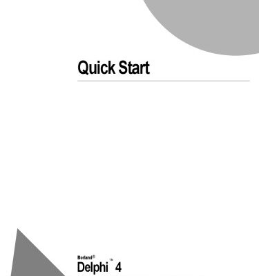 خرید و دانلود نسخه کامل کتاب Delphi4 quick start