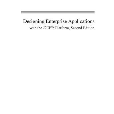 خرید و دانلود نسخه کامل کتاب Designing Enterprise applications with the J2EE platform