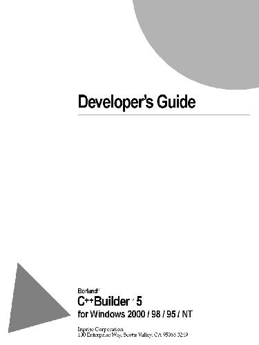 خرید و دانلود نسخه کامل کتاب Developer’s Guide. C++Builder 5 for Windows 2000 / 98 / 95 / NT_686bfd757e470.jpeg خرید و دانلود نسخه کامل کتاب Developer’s Guide. C++Builder 5 for Windows 2000 / 98 / 95 / NT