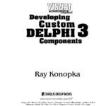 خرید و دانلود نسخه کامل کتاب Developing Custom Delphi Components