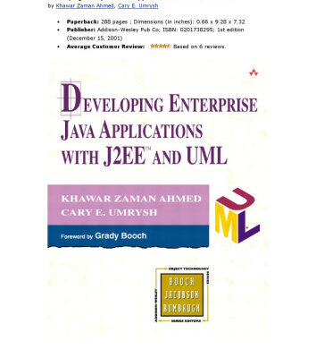 خرید و دانلود نسخه کامل کتاب Developing enterprise Java applications with J2EE and UML