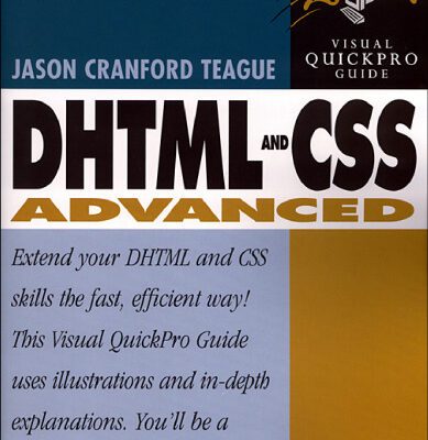 خرید و دانلود نسخه کامل کتاب DHTML and CSS Advanced: Visual QuickPro Guide