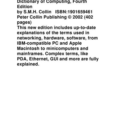 خرید و دانلود نسخه کامل کتاب Dictionary of Computing: Over 10,000 terms clearly defined