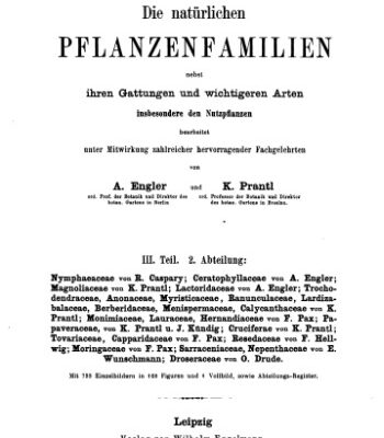 خرید و دانلود نسخه کامل کتاب Die natürlichen PFLANZENFAMILIEN. nymphaeaceae