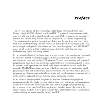 خرید و دانلود نسخه کامل کتاب Digital Signal Processing SET: Digital Signal Processing System Design, Second Edition: LabVIEW-Based Hybrid Programming