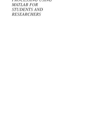 خرید و دانلود نسخه کامل کتاب Digital Signal Processing Using MATLAB for Students and Researchers