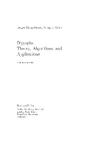 خرید و دانلود نسخه کامل کتاب Digraphs: Theory Algorithms and Applications_686571ee908a5.jpeg خرید و دانلود نسخه کامل کتاب Digraphs: Theory Algorithms and Applications