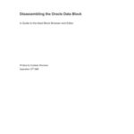 خرید و دانلود نسخه کامل کتاب Disassembling the Oracle Data Block
