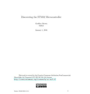 خرید و دانلود نسخه کامل کتاب Discovering the STM32 Microcontroller
