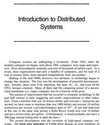 خرید و دانلود نسخه کامل کتاب Distributed Operating Systems